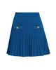 Balmain Women's Mesh Striped Flare Miniskirt - 7