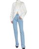 Balmain Women's Mock Turtleneck Silk Wrap-Style Blouse - 2