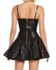 Balmain Women's Quilted Leather Bustier Minidress - 5