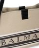 Balmain Women's Release Medium Canvas Shopper Tote Bag - 4