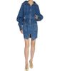 Balmain Women's Seamed Denim Bomber Jacket - 2