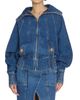 Balmain Women's Seamed Denim Bomber Jacket - 3