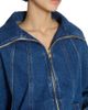 Balmain Women's Seamed Denim Bomber Jacket - 6