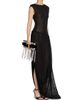 Balmain Women's Sheer Asymmetric Maxi Gown - 2
