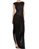 Balmain Women's Sheer Asymmetric Maxi Gown - 4