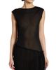 Balmain Women's Sheer Asymmetric Maxi Gown - 6