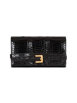 Balmain Women's Shuffle Snakeskin-Embossed Wallet-On-Chain