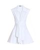 Balmain Women's Sleeveless Cotton Fit-&-Flare Minidress - 1