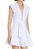 Balmain Women's Sleeveless Cotton Fit-&-Flare Minidress - 3