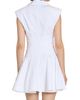 Balmain Women's Sleeveless Cotton Fit-&-Flare Minidress - 5