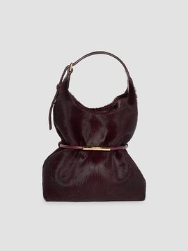 Balmain Women's Sphynx Mini Calf Hair Shoulder Bag