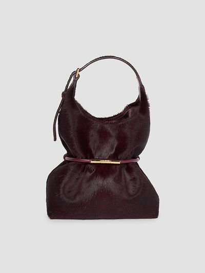 Balmain Women's Sphynx Mini Calf Hair Shoulder Bag