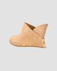 Balmain Women's Suede Clog Wedges - 3