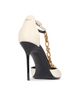 Balmain Women's Sync 95MM Chain-Link & Leather T-Strap Pumps - 3