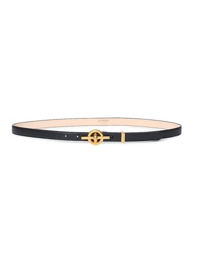 Balmain Women's T-Bar Leather Belt