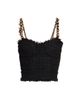 Balmain Women's Tweed Chain Strap Top - 7
