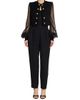 Balmain Women's Tweed Chiffon Sleeve Jacket - 2