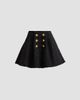 Balmain Women's Tweed Flare Mini Skirt - 1