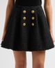 Balmain Women's Tweed Flare Mini Skirt - 5