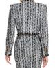 Balmain Women's Tweed Zip Crop Jacket - 5