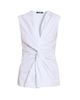 Balmain Women's Twist Cotton Sleeveless Top - 1