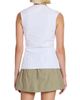 Balmain Women's Twist Cotton Sleeveless Top - 5