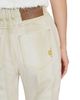 Balmain Women's Two-Tone Faded Wash High-Rise Straight-Leg Jeans - 6