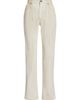 Balmain Women's Two-Tone Faded Wash High-Rise Straight-Leg Jeans - 7