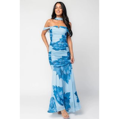 Baltic Børn Baltic Børn Bellina Off Shoulder Maxi Dress