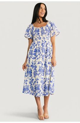 Baltic Børn Baltic Børn Dolores Smocked Midi Dress