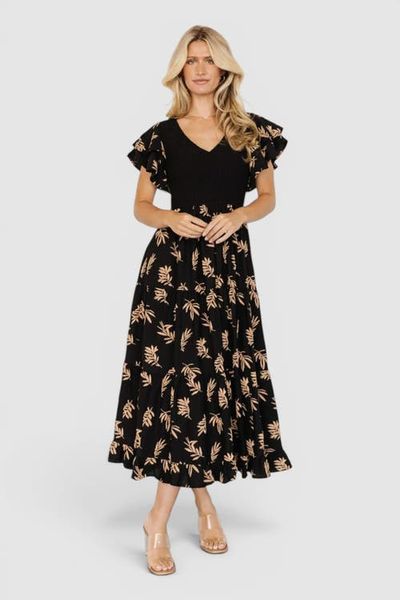 Baltic Børn Baltic Børn Estelle Smocked Midi Dress