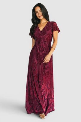 Baltic Børn Baltic Børn Kimberly Velvet Maxi Dress