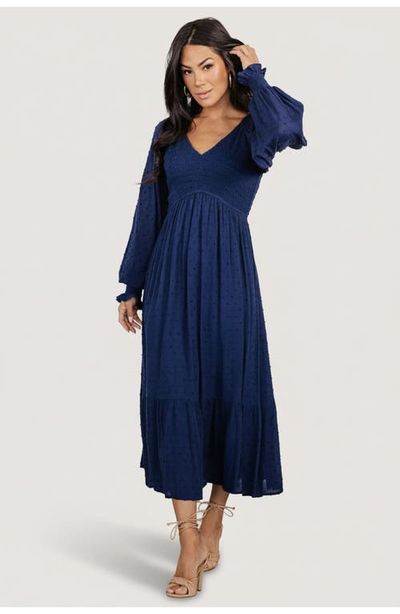 Baltic Børn Baltic Børn Lainey Smocked Dotted Midi Dress