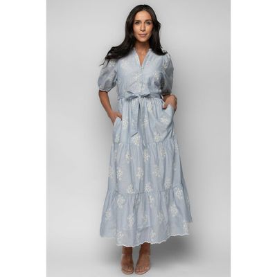 Baltic Børn Baltic Børn Marguerite Embroidered Dress