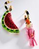 Bamboleira Clarte Charm Hoop Earrings - 1