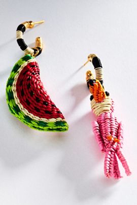 Bamboleira Clarte Charm Hoop Earrings