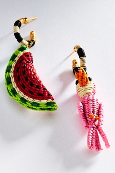 Bamboleira Clarte Charm Hoop Earrings