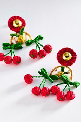 Bamboleira Paprika Maxi Earrings