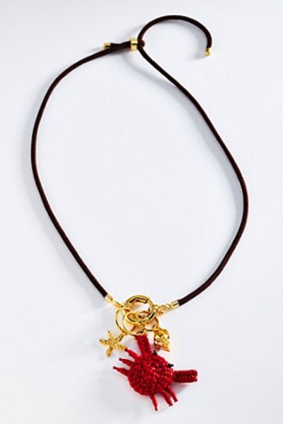 Bamboleira Senda Adjustable Cord Charm Necklace