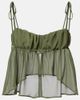 Bananhot Bananhot Adelina asymmetric ruched top - 1