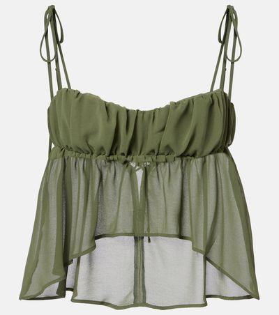 Bananhot Bananhot Adelina asymmetric ruched top