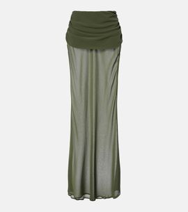 Bananhot Bananhot Adelina draped maxi skirt