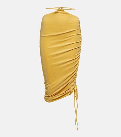 Bananhot Bananhot Ariel ruched midi skirt