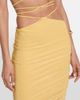 Bananhot Bananhot Ariel ruched midi skirt - 4