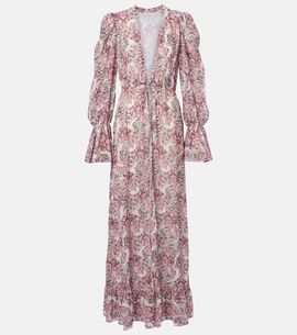 Bananhot Bananhot Berta paisley beach cover-up