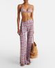 Bananhot Bananhot Bowie chevron flared pants - 2
