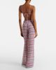 Bananhot Bananhot Bowie chevron flared pants - 6