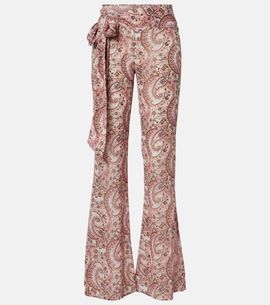 Bananhot Bananhot Bowie paisley flared pants
