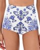 Bananhot Bananhot Don High-Rise Bikini Bottoms Blue Matera - 1