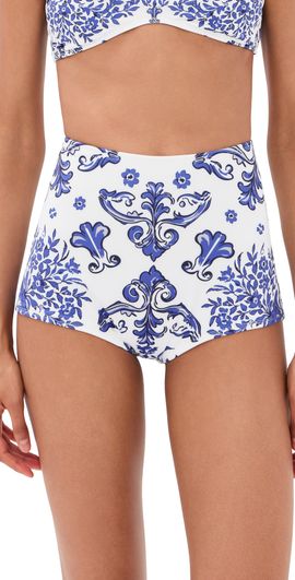 Bananhot Bananhot Don High-Rise Bikini Bottoms Blue Matera